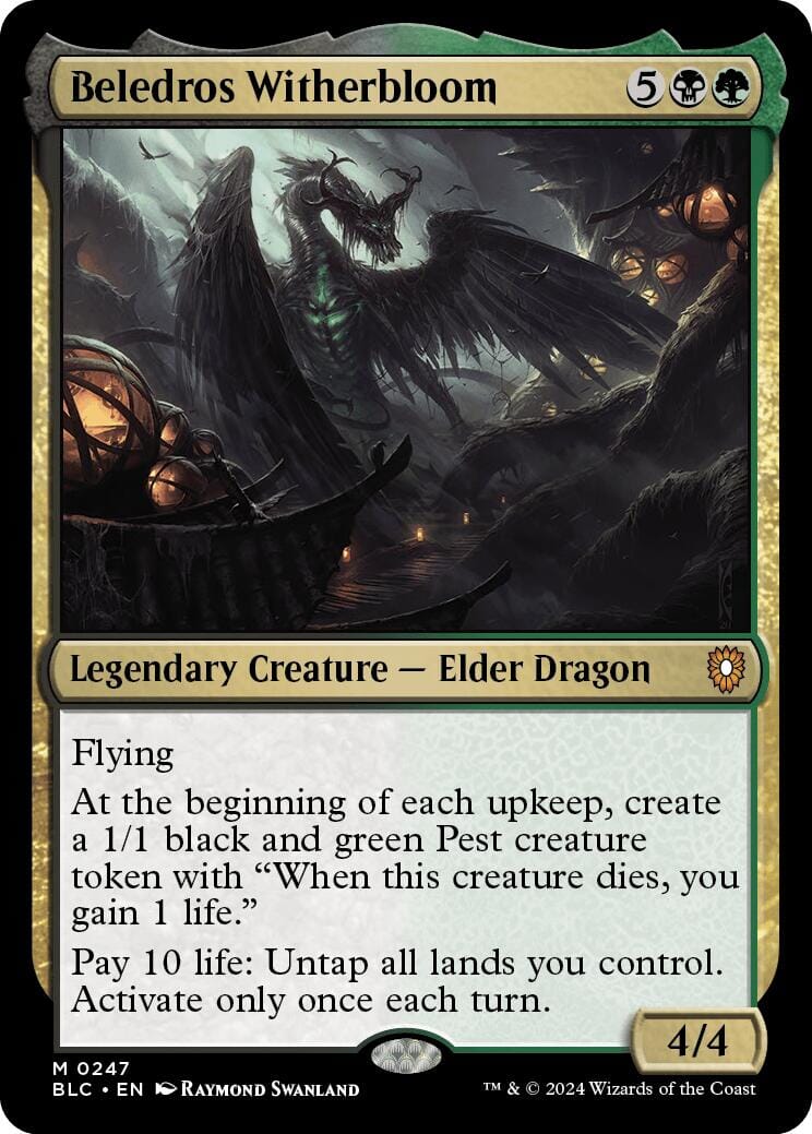 Beledros Witherbloom [Bloomburrow Commander] MTG Single Magic: The Gathering  | Multizone: Comics And Games