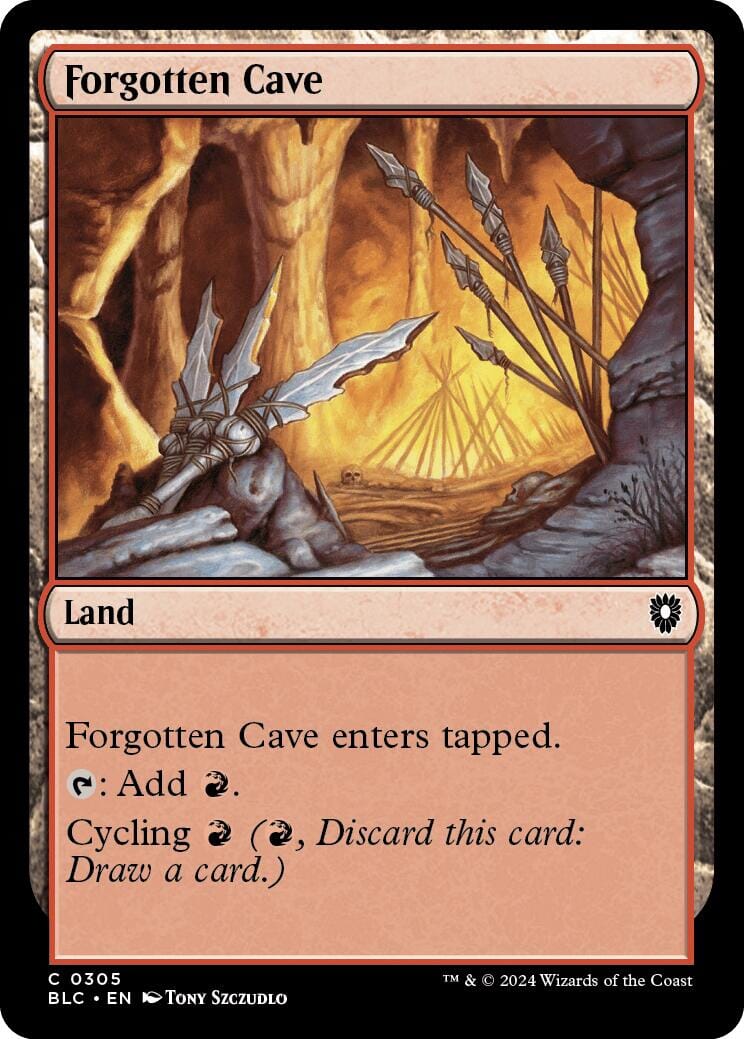 Forgotten Cave [Bloomburrow Commander] MTG Single Magic: The Gathering  | Multizone: Comics And Games