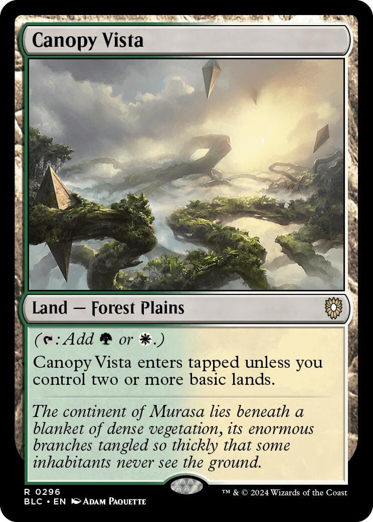 Canopy Vista [Bloomburrow Commander] MTG Single Magic: The Gathering  | Multizone: Comics And Games