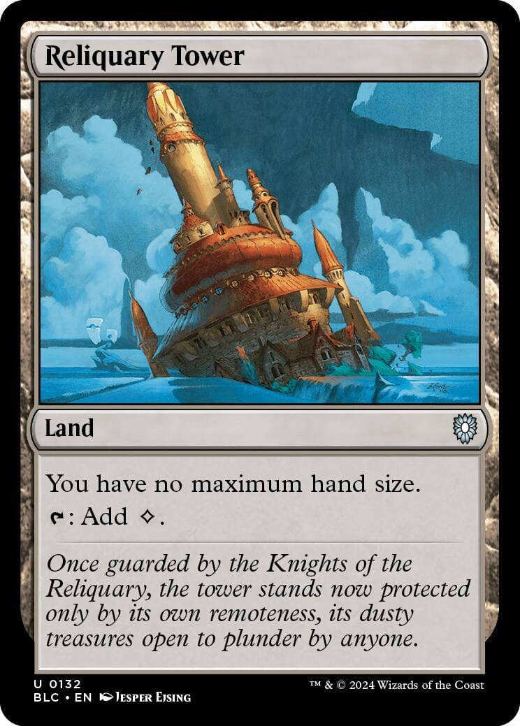 Reliquary Tower [Bloomburrow Commander] MTG Single Magic: The Gathering  | Multizone: Comics And Games