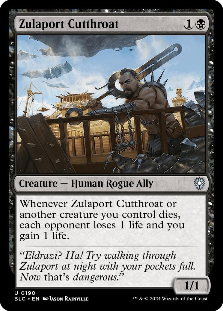 Zulaport Cutthroat [Bloomburrow Commander] MTG Single Magic: The Gathering  | Multizone: Comics And Games