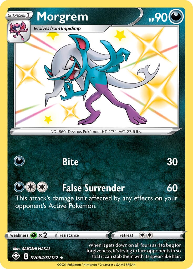 Morgrem (SV084/SV122) [Sword & Shield: Shining Fates] Pokemon Single Pokémon  | Multizone: Comics And Games