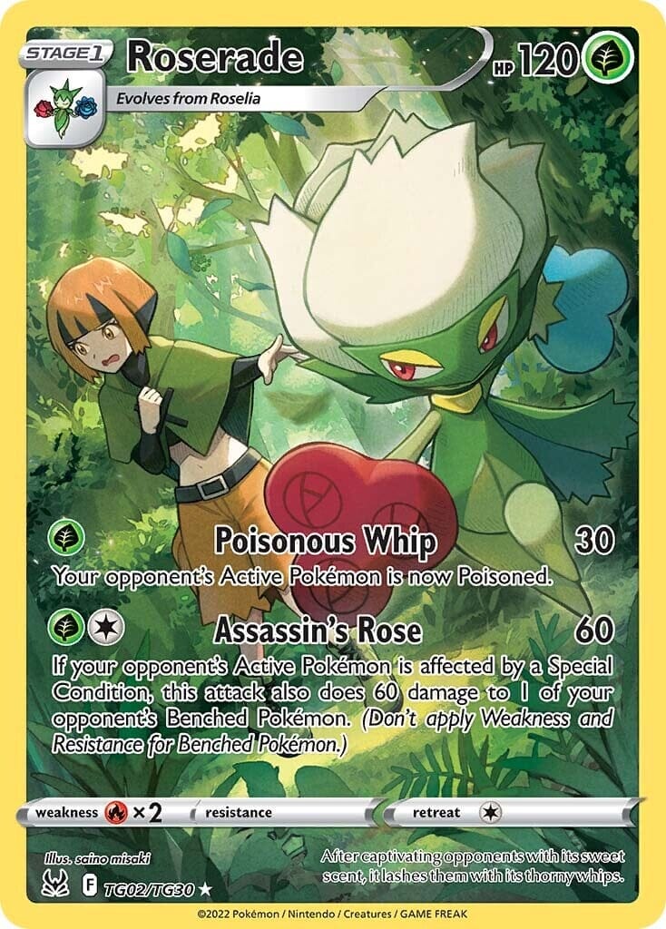 Roserade (TG02/TG30) [Sword & Shield: Lost Origin] Pokemon Single Pokémon  | Multizone: Comics And Games