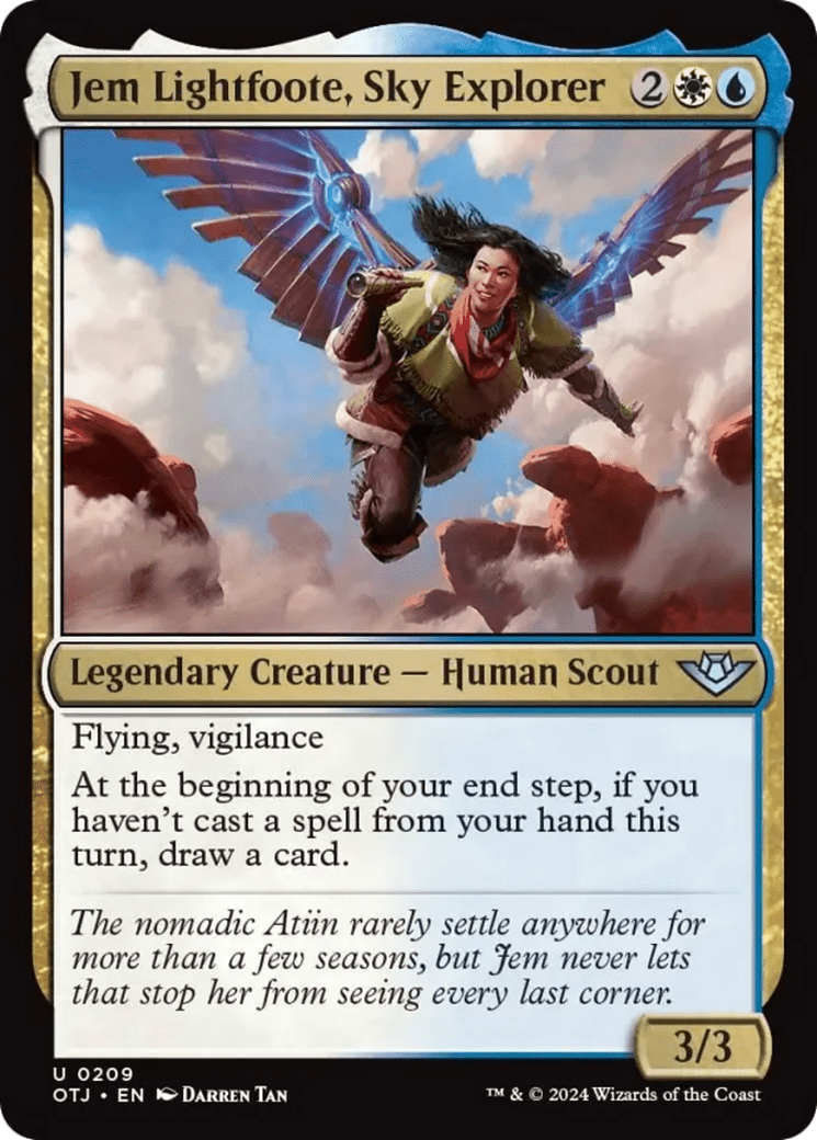 Jem Lightfoote, Sky Explorer [Outlaws of Thunder Junction] MTG Single Magic: The Gathering  | Multizone: Comics And Games