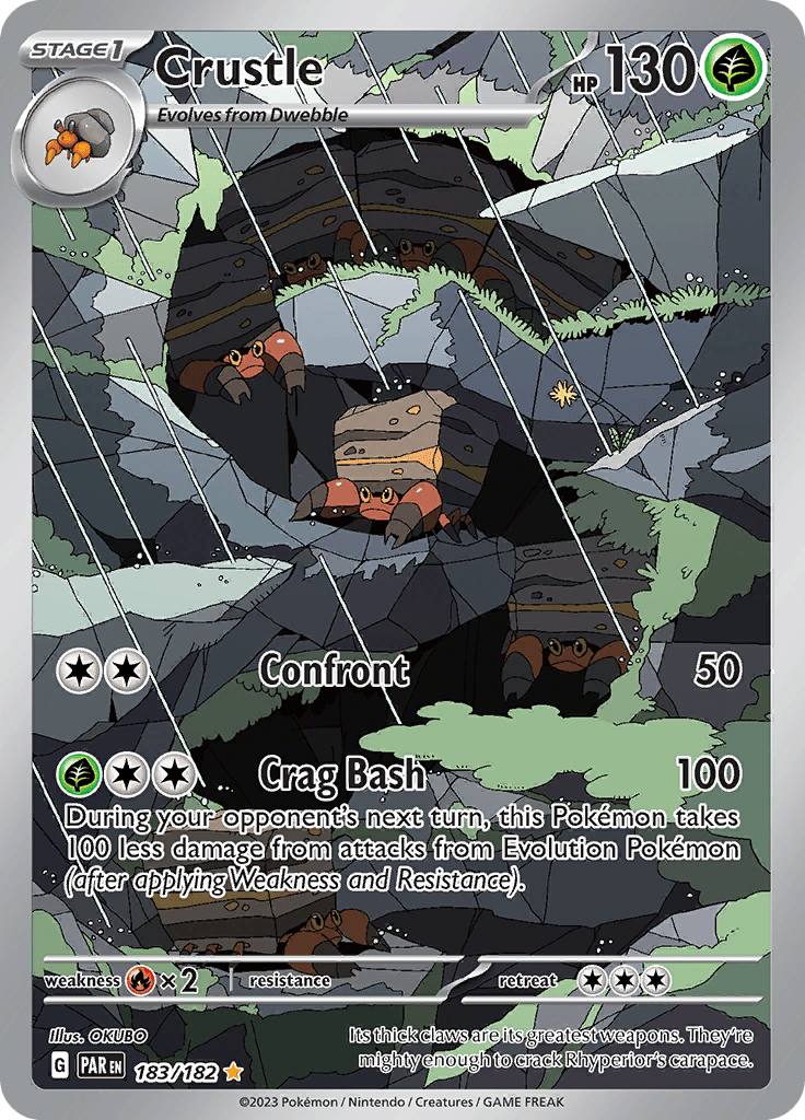Crustle (183/182) [Scarlet & Violet: Paradox Rift] Pokemon Single Pokémon  | Multizone: Comics And Games