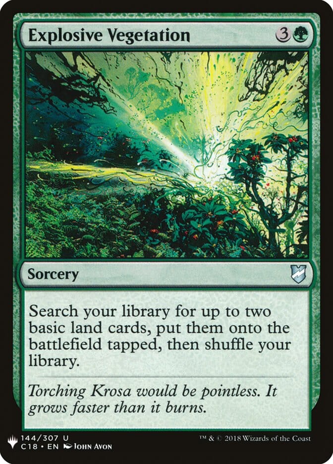 Explosive Vegetation [Mystery Booster] MTG Single Magic: The Gathering  | Multizone: Comics And Games