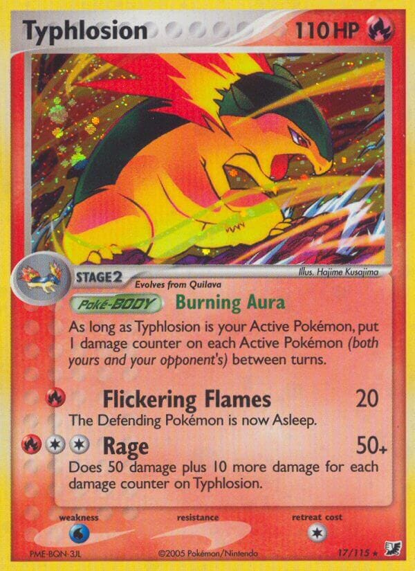 Typhlosion(17/115) (Theme Deck Exclusive) [EX: Unseen Forces] Pokemon Single Pokémon  | Multizone: Comics And Games