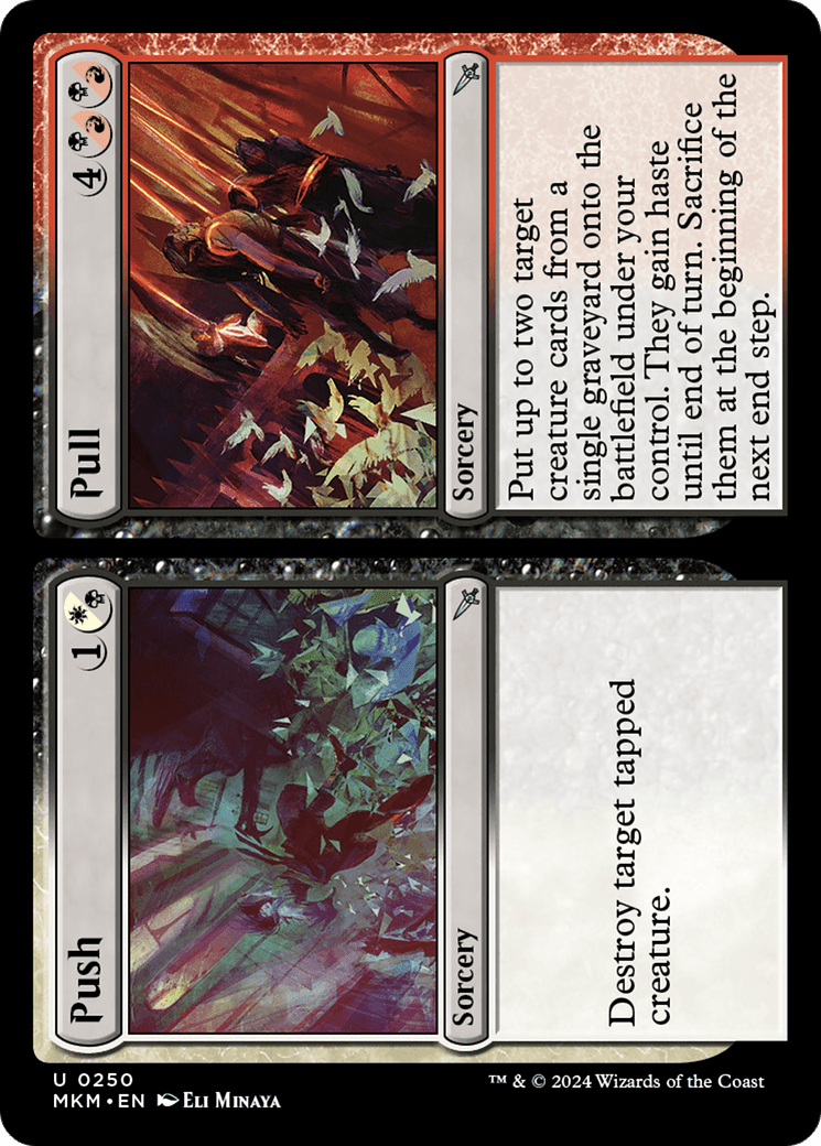 Push // Pull [Murders at Karlov Manor] MTG Single Magic: The Gathering  | Multizone: Comics And Games