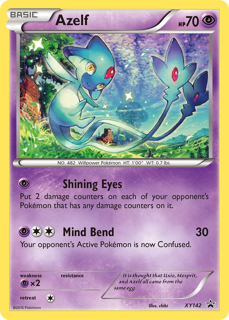 Azelf (XY142) [XY: Black Star Promos] Pokemon Single Pokémon  | Multizone: Comics And Games