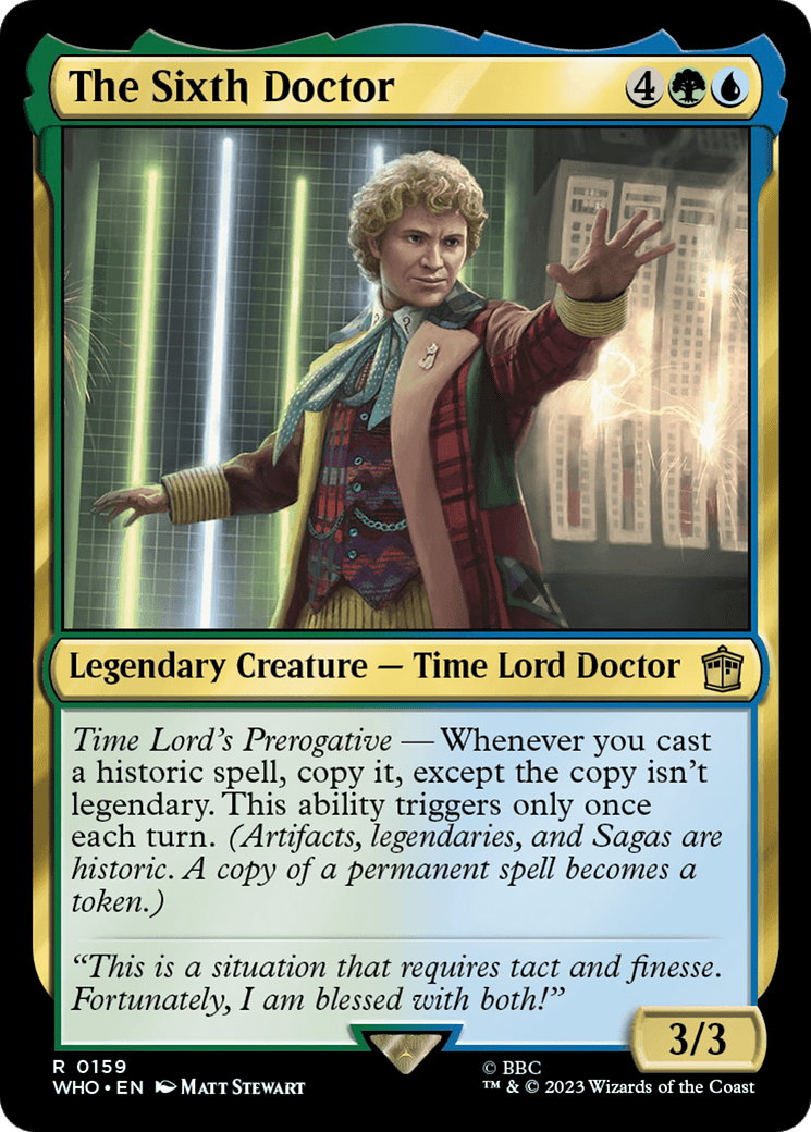 The Sixth Doctor [Doctor Who] MTG Single Magic: The Gathering  | Multizone: Comics And Games