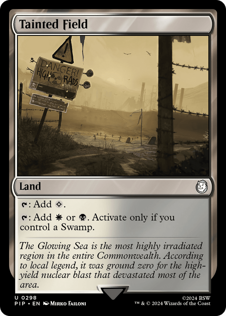 Tainted Field [Fallout] MTG Single Magic: The Gathering  | Multizone: Comics And Games