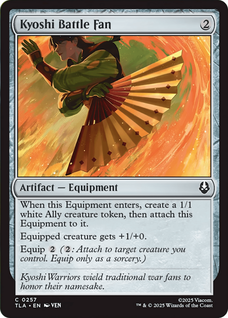 Kyoshi Battle Fan [Avatar: The Last Airbender] MTG Single Magic: The Gathering  | Multizone: Comics And Games