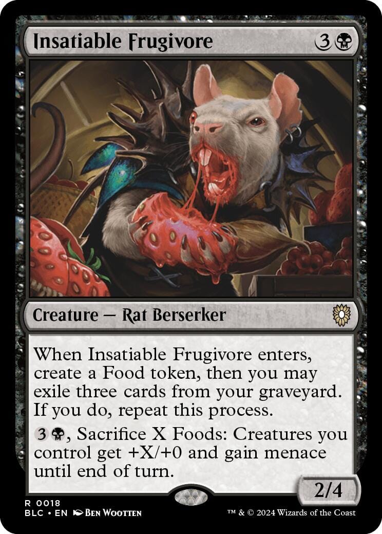 Insatiable Frugivore [Bloomburrow Commander] MTG Single Magic: The Gathering  | Multizone: Comics And Games