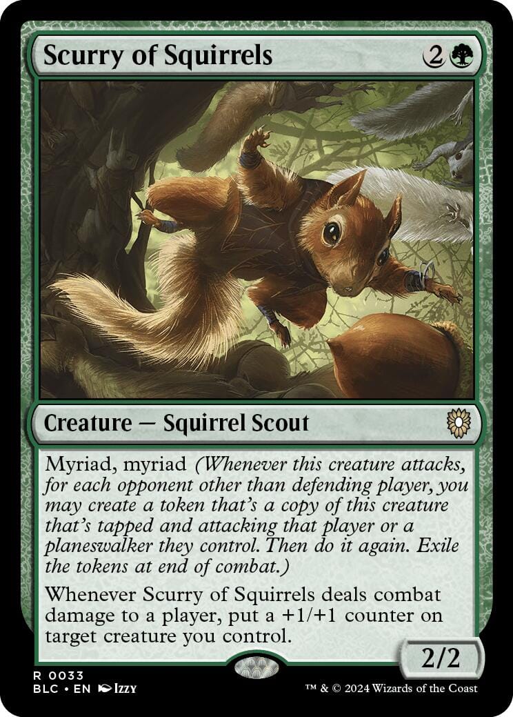 Scurry of Squirrels [Bloomburrow Commander] MTG Single Magic: The Gathering  | Multizone: Comics And Games