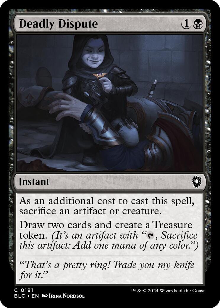 Deadly Dispute [Bloomburrow Commander] MTG Single Magic: The Gathering  | Multizone: Comics And Games