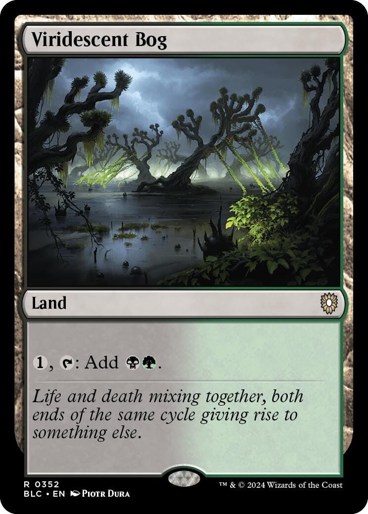 Viridescent Bog [Bloomburrow Commander] MTG Single Magic: The Gathering  | Multizone: Comics And Games