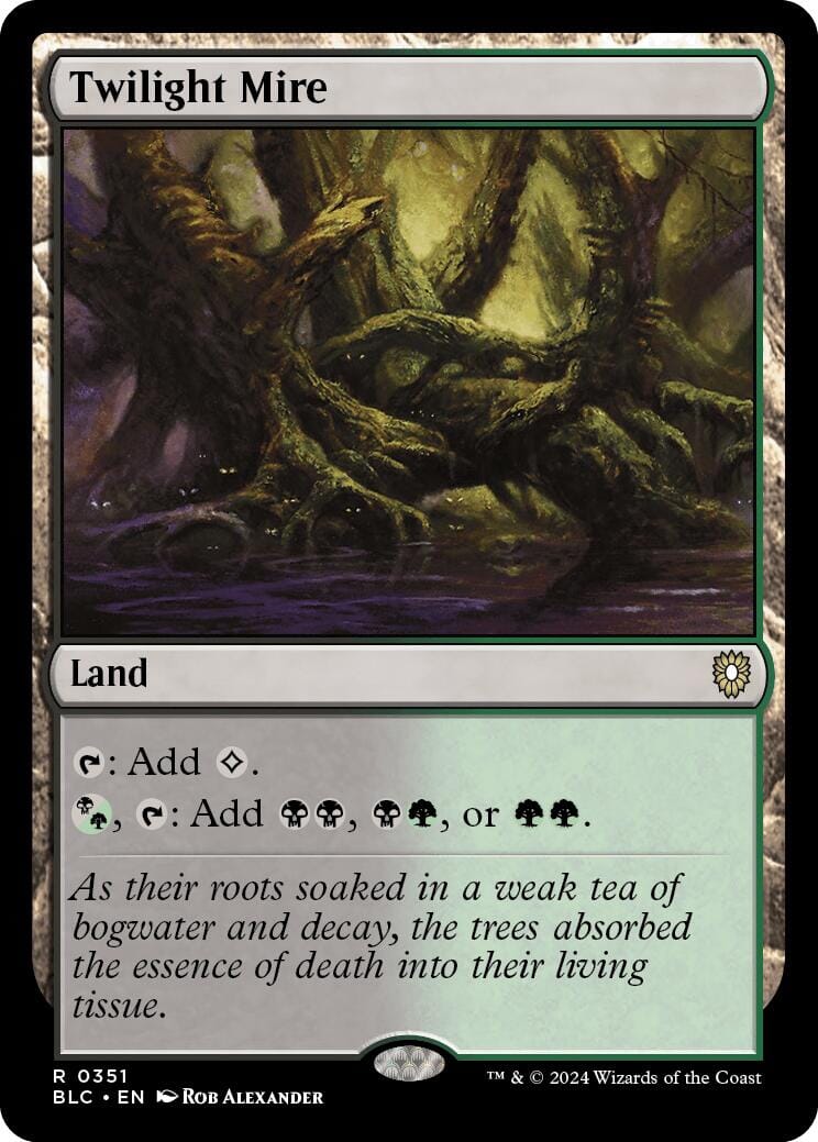 Twilight Mire [Bloomburrow Commander] MTG Single Magic: The Gathering  | Multizone: Comics And Games