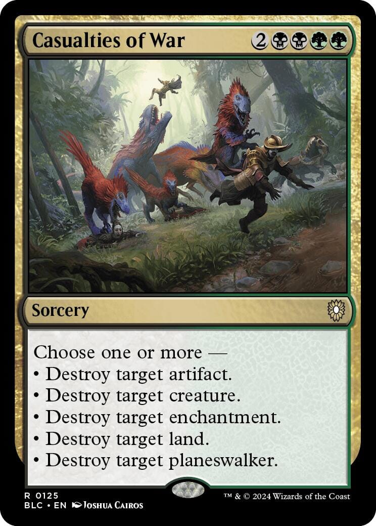 Casualties of War [Bloomburrow Commander] MTG Single Magic: The Gathering  | Multizone: Comics And Games