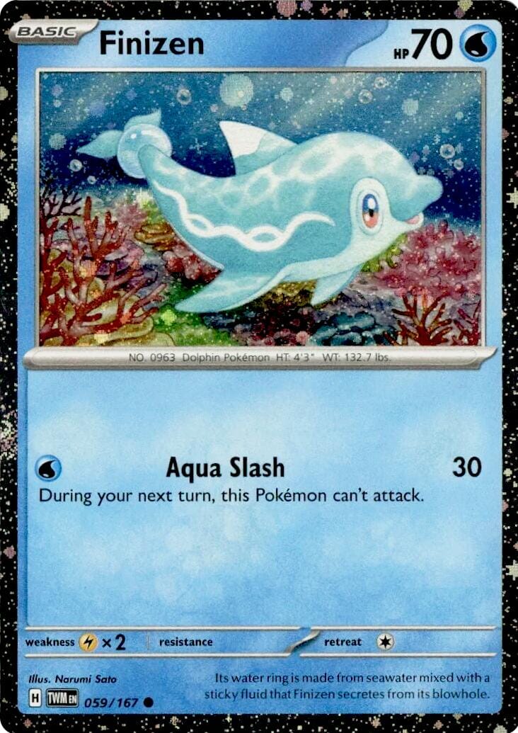 Finizen (059/167) (Cosmos Holo) [Scarlet & Violet: Twilight Masquerade] Pokemon Single Pokémon  | Multizone: Comics And Games