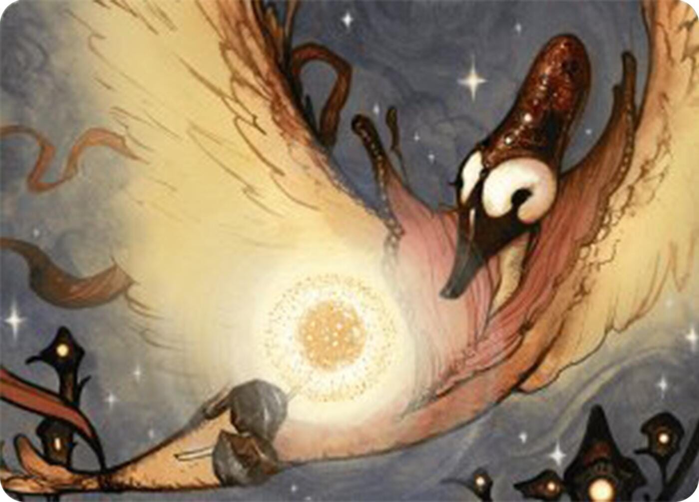 Salvation Swan Art Card [Bloomburrow Art Series] MTG Single Magic: The Gathering  | Multizone: Comics And Games