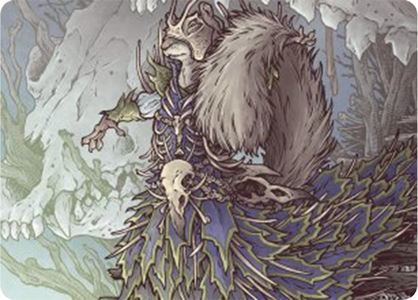 Camellia, the Seedmiser Art Card [Bloomburrow Art Series] MTG Single Magic: The Gathering  | Multizone: Comics And Games