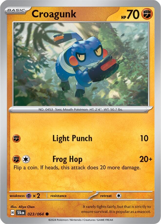 Croagunk (023/064) [Scarlet & Violet: Shrouded Fable] Pokemon Single Pokémon  | Multizone: Comics And Games