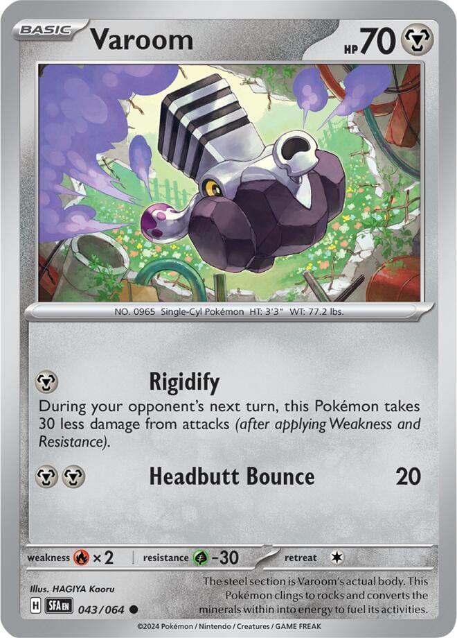 Varoom (043/064) [Scarlet & Violet: Shrouded Fable] Pokemon Single Pokémon  | Multizone: Comics And Games