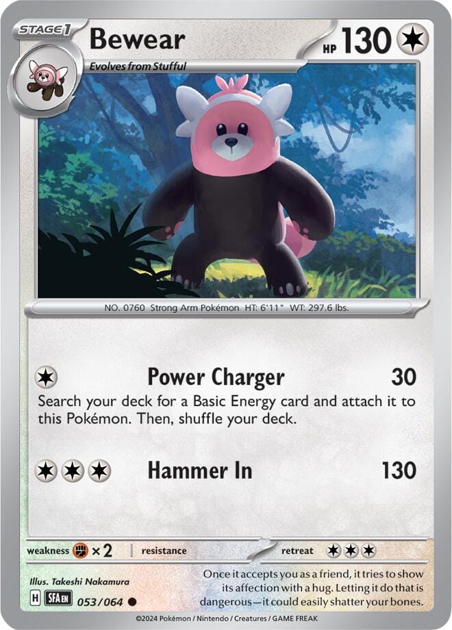 Bewear (053/064) [Scarlet & Violet: Shrouded Fable] Pokemon Single Pokémon  | Multizone: Comics And Games