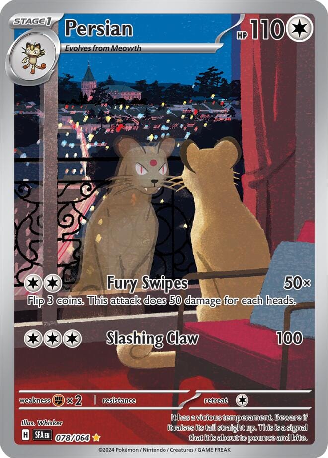 Persian (078/064) [Scarlet & Violet: Shrouded Fable] Pokemon Single Pokémon  | Multizone: Comics And Games