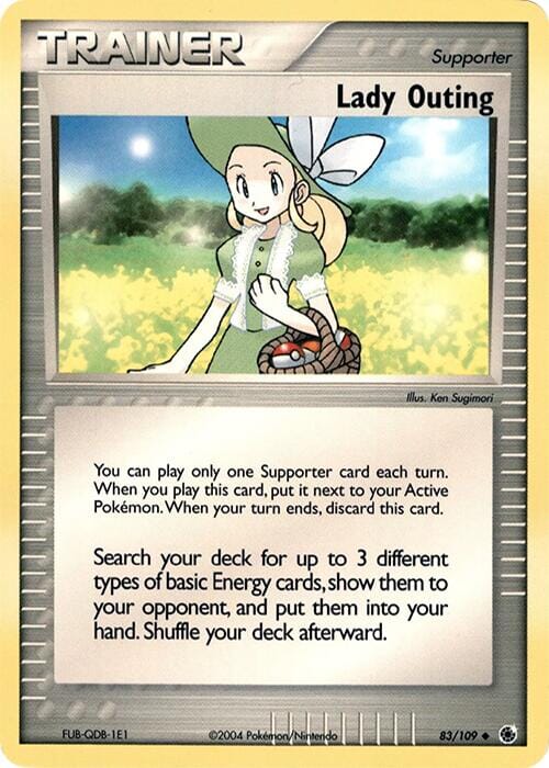 Lady Outing (83/109) (Theme Deck Exclusive) [EX: Ruby & Sapphire] Pokemon Single Pokémon  | Multizone: Comics And Games