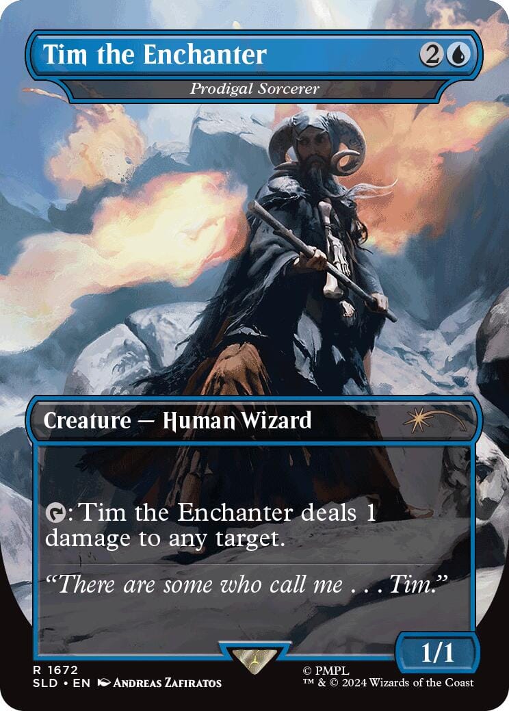 Tim the Enchanter - Prodigal Sorcerer [Secret Lair Drop Series] MTG Single Magic: The Gathering  | Multizone: Comics And Games
