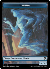 Illusion // Goblin Double-Sided Token [Bloomburrow Commander Tokens] MTG Single Magic: The Gathering  | Multizone: Comics And Games