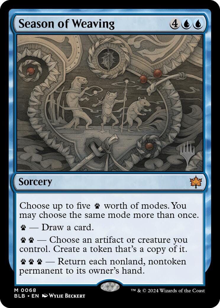 Season of Weaving (Promo Pack) [Bloomburrow Promos] MTG Single Magic: The Gathering  | Multizone: Comics And Games