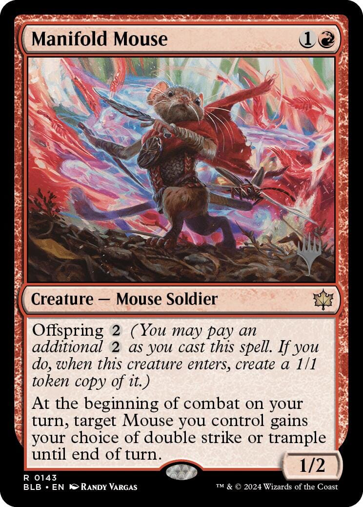 Manifold Mouse (Promo Pack) [Bloomburrow Promos] MTG Single Magic: The Gathering  | Multizone: Comics And Games