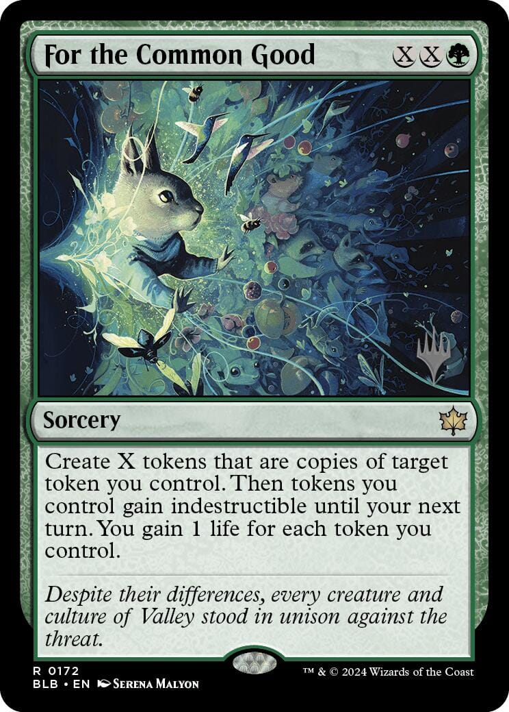 For the Common Good (Promo Pack) [Bloomburrow Promos] MTG Single Magic: The Gathering  | Multizone: Comics And Games