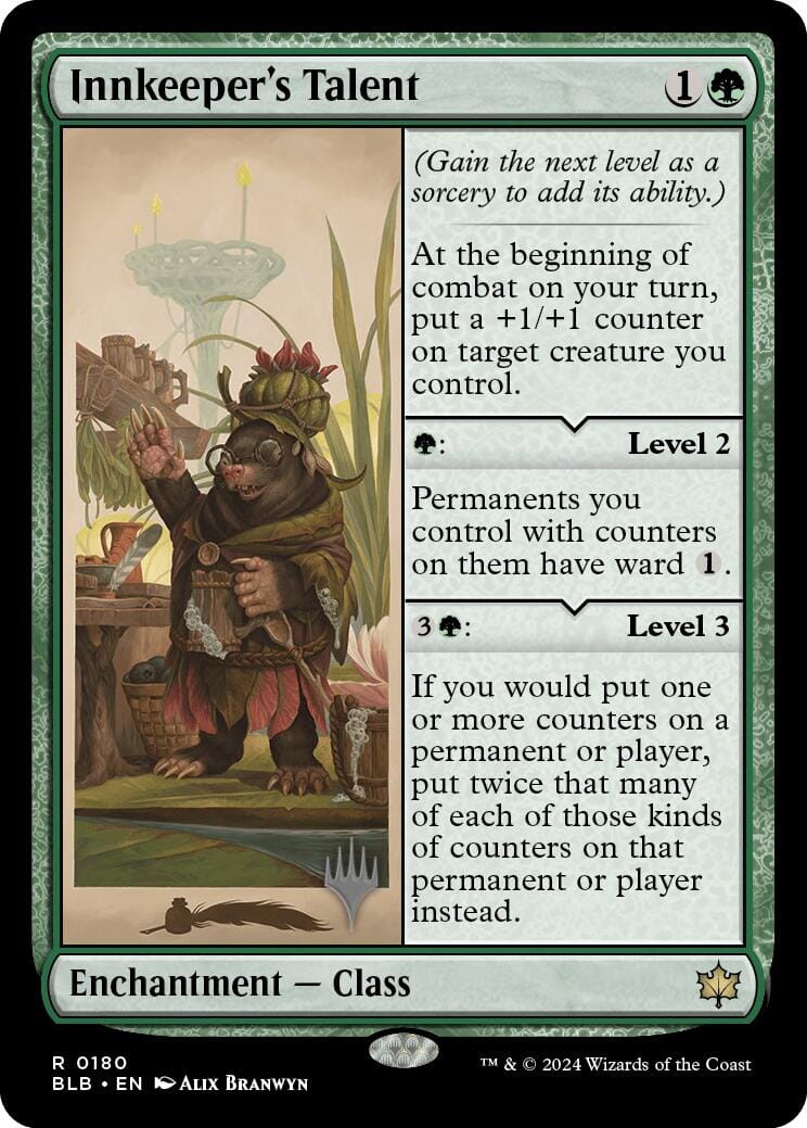 Innkeeper's Talent (Promo Pack) [Bloomburrow Promos] MTG Single Magic: The Gathering  | Multizone: Comics And Games
