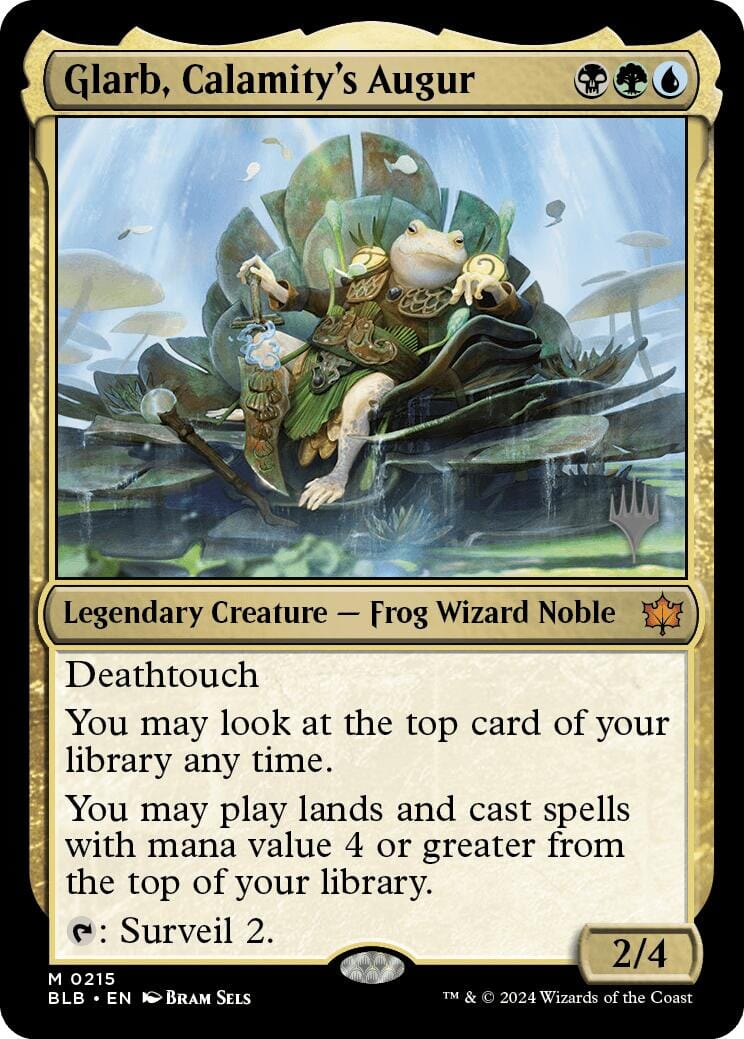 Glarb, Calamity's Augur (Promo Pack) [Bloomburrow Promos] MTG Single Magic: The Gathering  | Multizone: Comics And Games