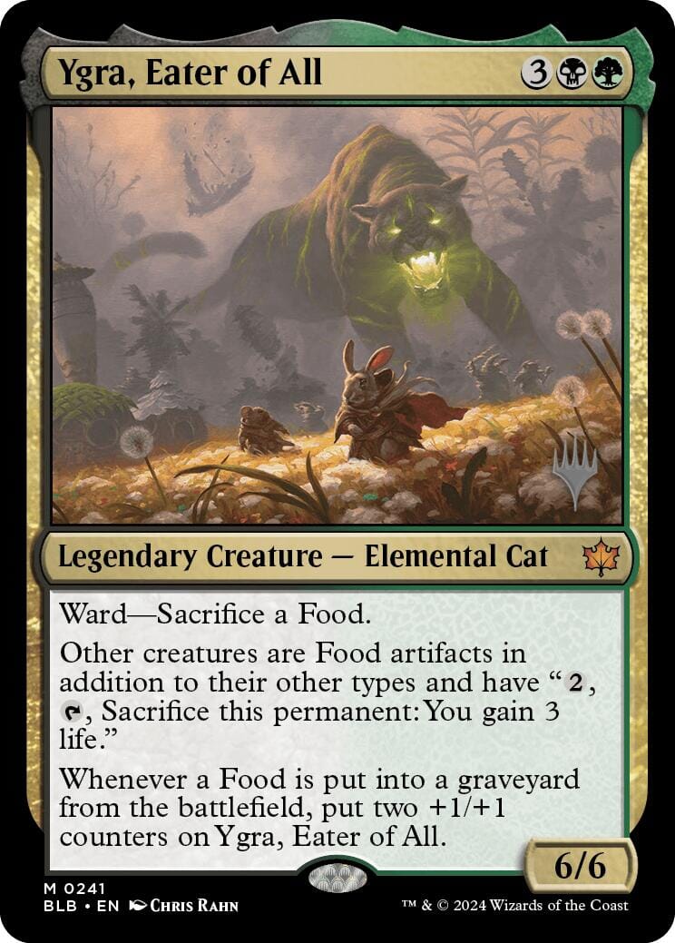 Ygra, Eater of All (Promo Pack) [Bloomburrow Promos] MTG Single Magic: The Gathering  | Multizone: Comics And Games