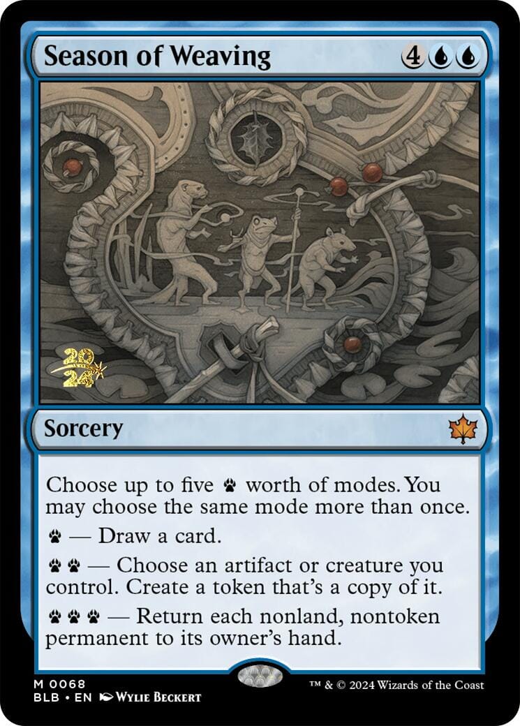 Season of Weaving [Bloomburrow Prerelease Promos] MTG Single Magic: The Gathering  | Multizone: Comics And Games