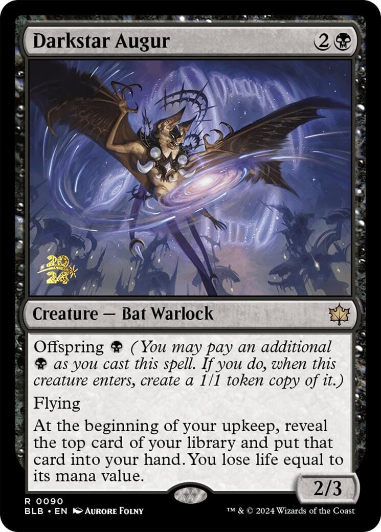 Darkstar Augur [Bloomburrow Prerelease Promos] MTG Single Magic: The Gathering  | Multizone: Comics And Games