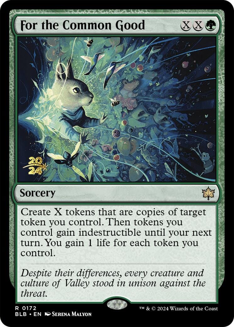 For the Common Good [Bloomburrow Prerelease Promos] MTG Single Magic: The Gathering  | Multizone: Comics And Games