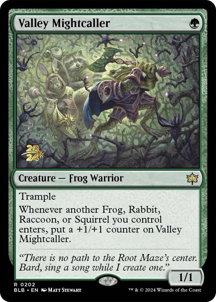 Valley Mightcaller [Bloomburrow Prerelease Promos] | Multizone: Comics And Games