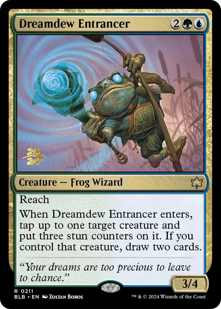 Dreamdew Entrancer [Bloomburrow Prerelease Promos] MTG Single Magic: The Gathering  | Multizone: Comics And Games