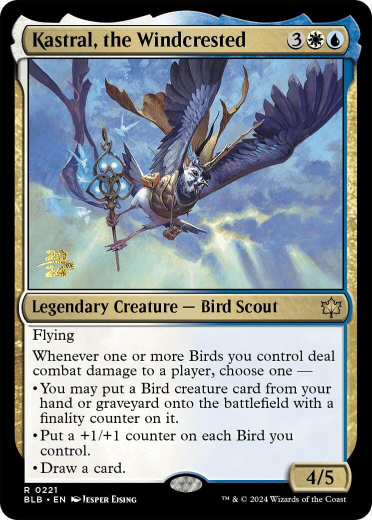 Kastral, the Windcrested [Bloomburrow Prerelease Promos] MTG Single Magic: The Gathering  | Multizone: Comics And Games
