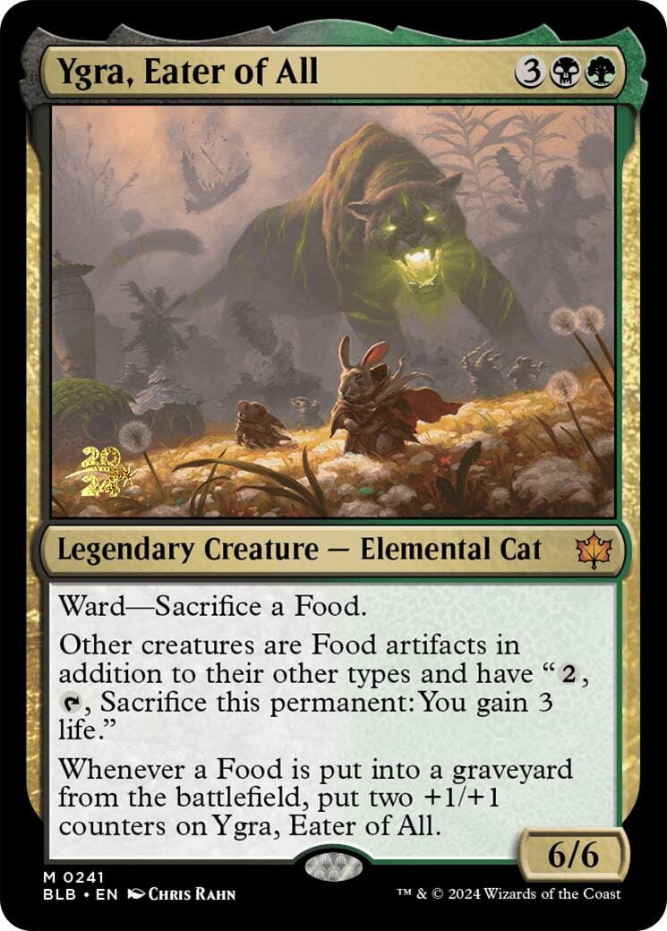 Ygra, Eater of All [Bloomburrow Prerelease Promos] MTG Single Magic: The Gathering  | Multizone: Comics And Games
