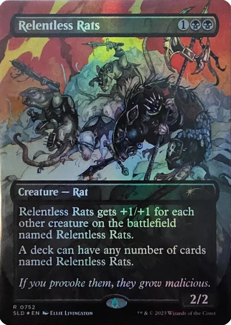 Relentless Rats (752) [Secret Lair Drop Series] MTG Single Magic: The Gathering  | Multizone: Comics And Games