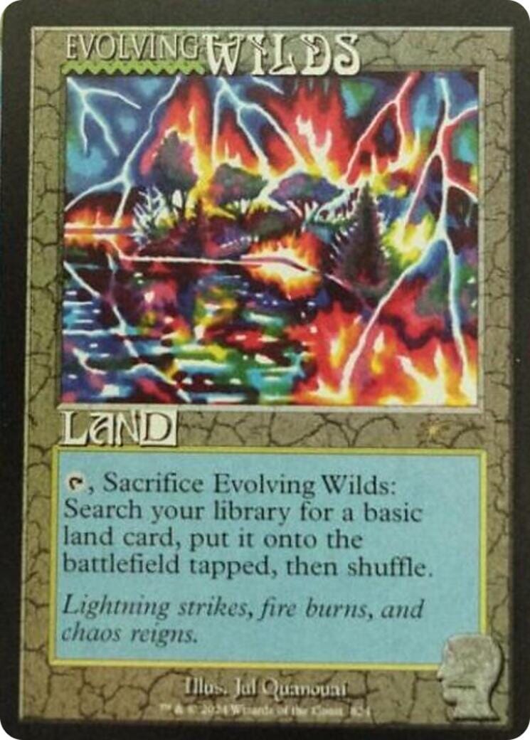 Evolving Wilds (Rainbow Foil) [Secret Lair Drop Series] MTG Single Magic: The Gathering  | Multizone: Comics And Games