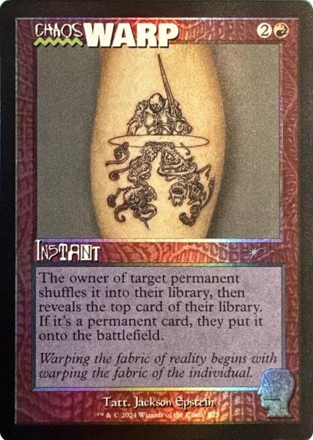Chaos Warp (Rainbow Foil) [Secret Lair Drop Series] MTG Single Magic: The Gathering  | Multizone: Comics And Games