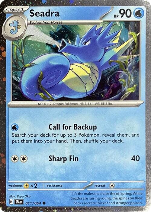 Seadra (011/064) (Cosmos Holo) [Miscellaneous Cards] Pokemon Single Pokémon  | Multizone: Comics And Games