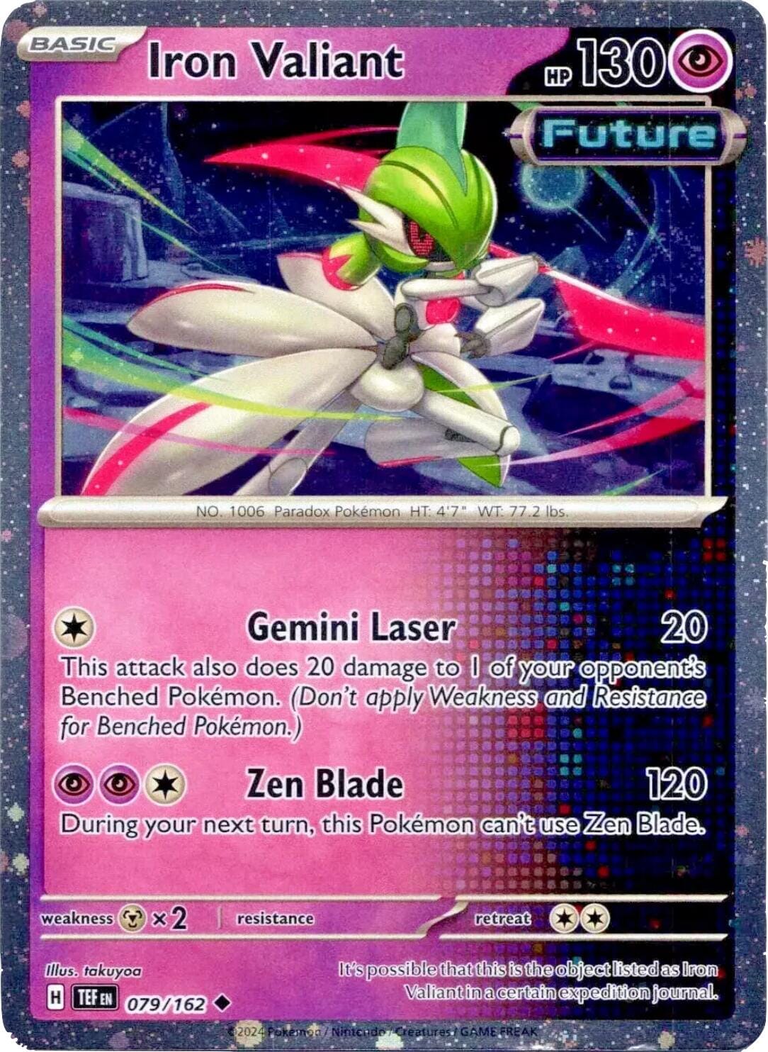 Iron Valiant (079/162) (Cosmos Holo) [Miscellaneous Cards] Pokemon Single Pokémon  | Multizone: Comics And Games